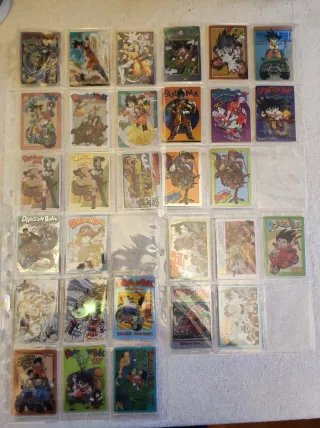 Lote cartas Dragon Ball Itajaga