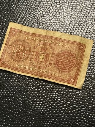 Buono di Cassa 2 Lire Regno d'Italia 1894