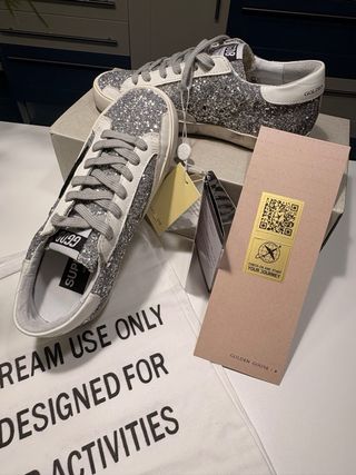 Zapatillas Golden Goose Stars Mujer Plata