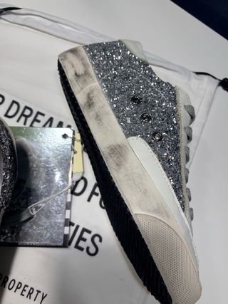 Zapatillas Golden Goose Stars Mujer Plata