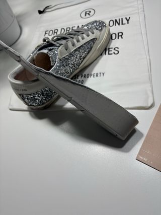 Zapatillas Golden Goose Stars Mujer Plata