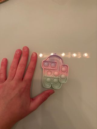 Set di 9 giocattoli pop its colorati