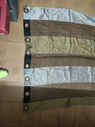 Cortina Vintage Tela Satinada