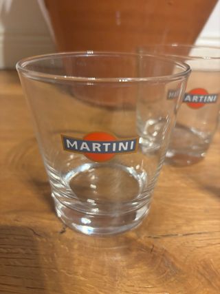 Set 4 Bicchieri Martini Vetro Trasparente