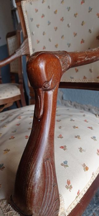 Conjunto de 6 sillas de comedor - 2 con reposabraz