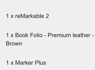 Tablet Remarkable 2 + Custodia Marrone + Penna Marker Plus