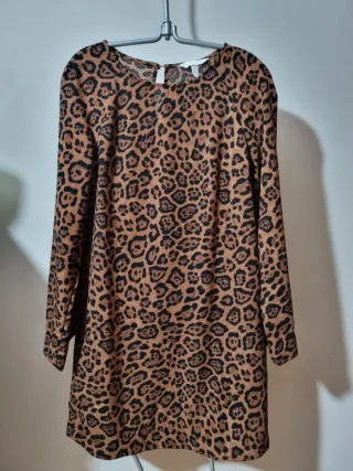 Vestido estampado animal print