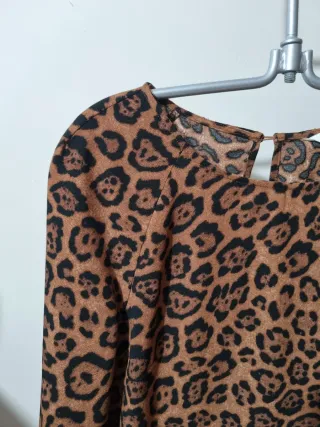 Vestido estampado animal print