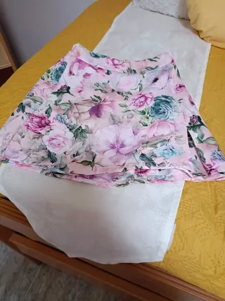 Falda pantalón floral