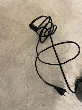 Pie de lámpara Ikea cristal oscuro