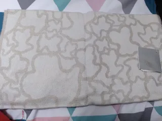 Fular Tous Beige y Blanco