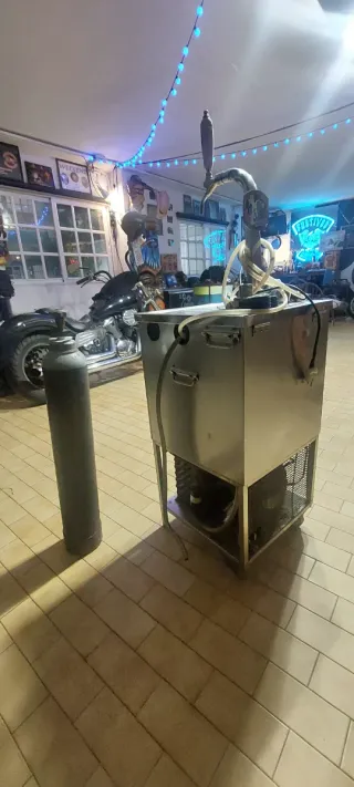 Grifo Cerveza con botella de gas.