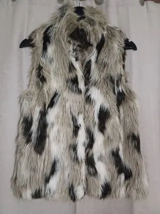 Chaleco pelo multicolor