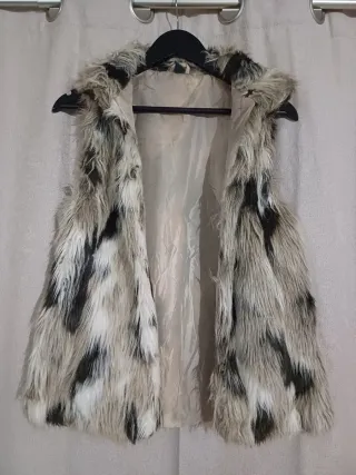 Chaleco pelo multicolor