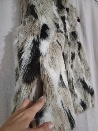 Chaleco pelo multicolor