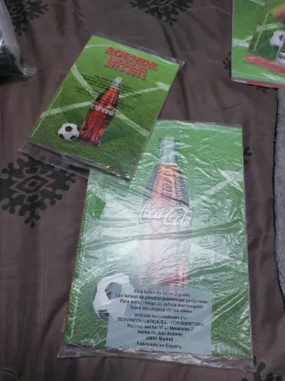 2 Agendas Escolares Coca Cola Fútbol 2013-2014