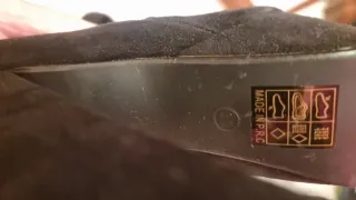 Botín tacón plataforma negro