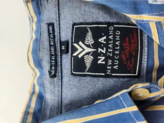 2 Camicie Uomo Blu e Verde