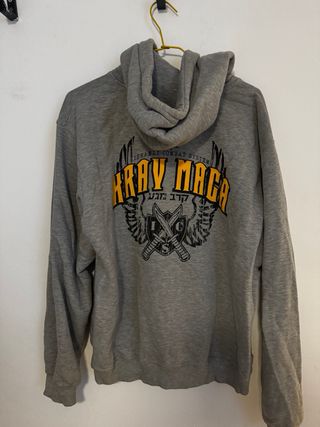 Sudadera Dirty Ray Krav Maga Gris Talla L