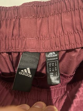 Pantalón chándal Adidas púrpura y dorado