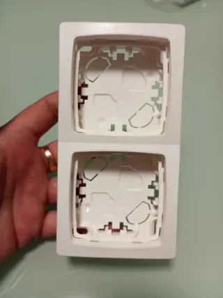 Caja superficie doble Legrand Oteo