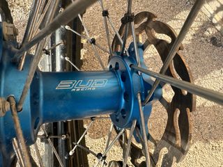 Ruedas Motocross Excel con Buje Azul
