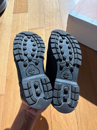 Timberland Scarponcini Pelle Blu/Marrone Tg 32