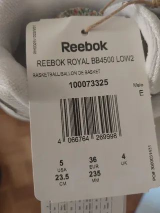 Zapatillas Reebok Royal BB4500 Low 2 Talla 36
