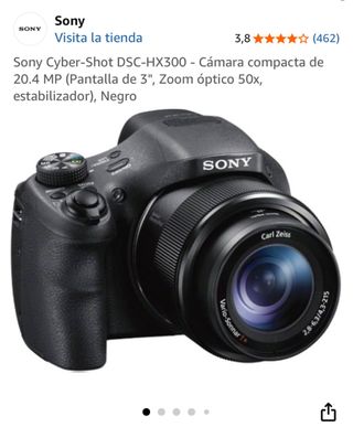 Cámara Sony Cyber-Shot DSC-HX300 Negra