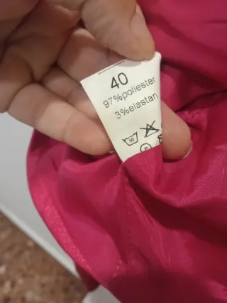 Chaqueta torera fucsia T40