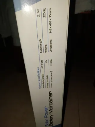 Mantenedor Solar Batería 12V RSP600