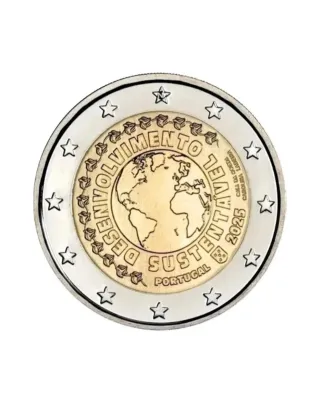 Moneda 2€ Portugal 2025 Desarrollo Sostenible SC.