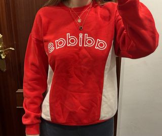 Sudadera Adidas Vintage Roja y Blanca