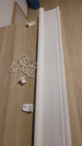 Tenda a rullo bianca