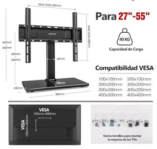 Soporte TV Inclinable AOKCOS hasta 55