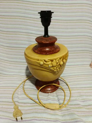Pie de lámpara cerámica vintage