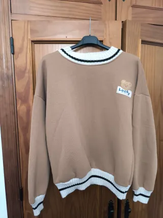 Sudadera Mujer Oso Lucky Talla Única