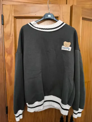 Sudadera Mujer Oso Lucky Talla Única