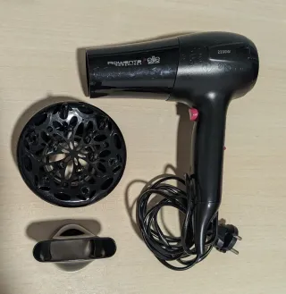 Secador Rowenta 2200W + 2 boquillas