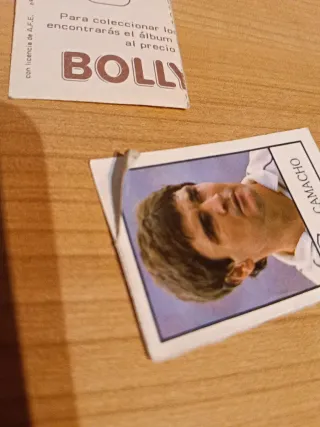 Cromos fútbol Bermell y Camacho