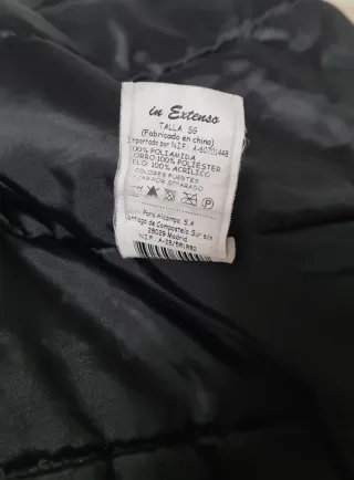 Chaqueta Invierno Unisex Negra