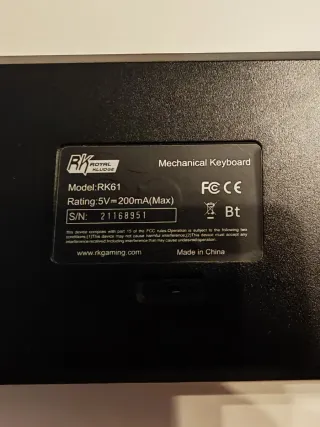 Tastiera Meccanica Royal Kludge RK61 switch red