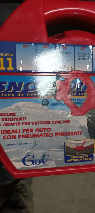 Catene da Neve 16 17 18