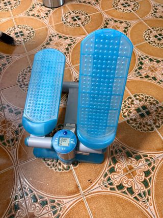 Mini Stepper Azul con Pantalla Digital
