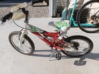Bicicleta BMX Naranja y Azul