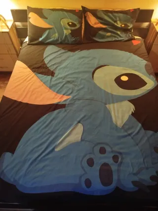 Parure Copripiumino Matrimoniale Stitch