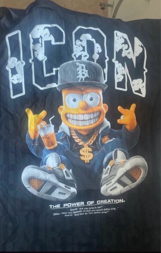 Maglietta Bart Simpson Chicago per Bambini