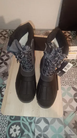 Botas de agua negras y grises Madre in Italy