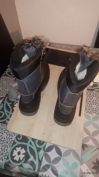 Botas de agua negras y grises Madre in Italy