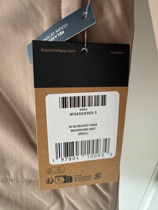Parka The North Face McMurdo Beige tallas S y M